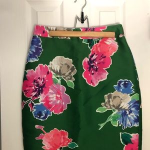 Kate Spade Floral Pencil Skirt